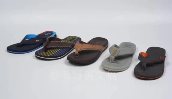 SSD China Factory Niedriger Preis Maßgeschneiderte hochwertige tragbare Sandalen-Hausschuhe Flip Flop